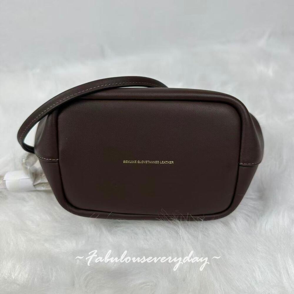 Coach Kisslock Frame Bag 16 Crossbody In Leather/Gold/Maple CCY28 NWT - Picture 7 of 9